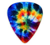 Púas de guitarra con patrón Tie Dye Púas de ukelele 12 piezas, incluidas 0,46 mm 0,71 mm 0,96 mm