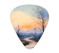 Púas de guitarra Country Road en tres grosores diferentes, adecuadas para guitarras eléctricas y guitarristas de banda