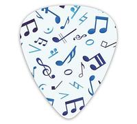 Púas de guitarra Crazy Funny Music Notes Premium Picks Sampler Unique Guitar Gift (12 unidades)