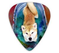 Púas de guitarra Cute Shiba Inu Ukulele Picks 12 piezas, incluidas 0,46 mm 0,71 mm 0,96 mm