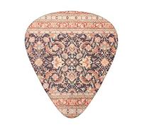 Púas de guitarra de arte orientalista antiguo, clásicas, triangulares, bajos, acústicas y eléctricas, para guitarristas, 12 piezas