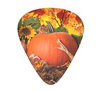 Púas de guitarra de calabaza del día de Acción de Gracias - Accesorios de guitarra - Púas de guitarra para guitarra acústica, guitarra eléctrica, bajo para hombres, mujeres, guitarristas profesionale