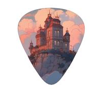 Púas de guitarra de construcción superior en tamaños finos, medianos y gruesos, juego de 12 piezas, adecuadas para guitarra eléctrica y varios instrumentos