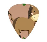 Púas de guitarra de dibujos animados en tamaños finos, medianos y gruesos, juego de 12 piezas, adecuadas para guitarra eléctrica y varios instrumentos