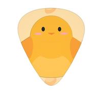 Púas de guitarra de dibujos animados en tamaños finos, medianos y gruesos, juego de 12 piezas, adecuado para guitarra eléctrica y varios instrumentos