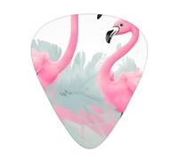 Púas de guitarra de flamenco rosa en tres grosores diferentes, adecuadas para guitarras eléctricas y guitarristas de banda