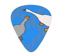 Púas de guitarra de ganso gris en tres grosores diferentes, adecuadas para guitarras eléctricas y guitarristas de banda