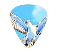 Púas de guitarra de gaviotas en vuelo, finas, medianas, pesadas, 12 piezas, adecuadas para guitarra, bajo, guitarra eléctrica, ukelele, púas de guitarra resistentes al desgaste,