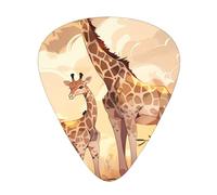 Púas de guitarra de jirafa madre e hijo, púas de celuloide de alta calidad para mejorar la jugabilidad y el tono.