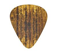 Púas de guitarra de lentejuelas doradas brillantes, clásicas, triangulares, bajos, acústicas y eléctricas, para guitarristas, 12 piezas