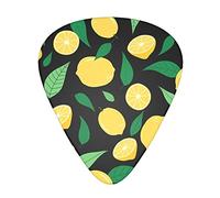 Púas de guitarra de limón con forma de triángulo clásico para guitarra acústica y eléctrica para guitarristas, 12 piezas