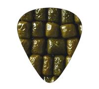 Púas de guitarra de pasta de frijoles mungos en tamaños finos, medianos y gruesos, juego de 12 piezas, adecuadas para guitarra eléctrica y varios instrumentos