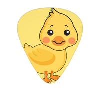 Púas de guitarra de pato de dibujos animados en tamaños finos, medianos y gruesos, juego de 12 piezas, adecuadas para guitarra eléctrica y varios instrumentos
