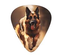 Púas de guitarra de perro pastor alemán WZYWHJ Prints, 12 piezas, púas de fácil agarre para tu bajo, ukelele, guitarra acústica o eléctrica