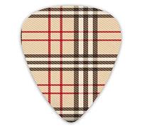 Púas de guitarra de tela de tartán a cuadros Premium Picks Sampler 12 paquetes - Variedad de púas de guitarra Púas
