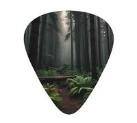 Púas de guitarra Deep in the Forest en tamaños finos, medianos y gruesos, juego de 12 piezas, adecuadas para guitarra eléctrica y varios instrumentos
