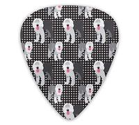 Púas de guitarra Dog Lover Old English Sheep Dog Premium Púas de bajo para guitarra eléctrica y bajo con tres tamaños (paquete de 12)