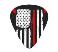 Púas de guitarra eléctrica de bajo con bandera estadounidense de bomberos, púas de guitarra para una experiencia musical sin igual
