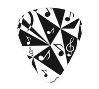 Púas de guitarra eléctrica de bajo con diseño de nota musical elegante, púas de guitarra para una experiencia musical sin igual