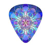 Púas de guitarra eléctrica de bajo con patrón de flores rectangulares, púas de guitarra para una experiencia musical sin igual