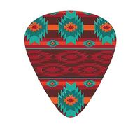 Púas de guitarra eléctrica de bajo con patrón geométrico étnico, púas de guitarra para una experiencia musical sin igual