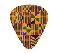 Púas de guitarra eléctrica de bajo con textura étnica tribal africana, púas de guitarra para una experiencia musical sin igual