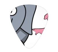 Púas de guitarra eléctrica de bajo premium Elephant And Piggie, púas de guitarra para una experiencia musical inigualable