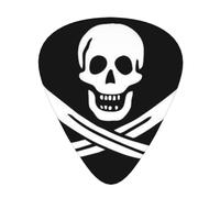 Púas de guitarra eléctrica para bajo con bandera pirata, púas de guitarra para una experiencia musical sin igual
