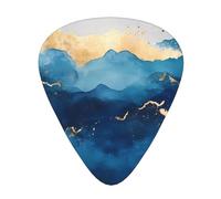 Púas de guitarra Fluid Ocean en tamaños finos, medianos y gruesos, juego de 12 piezas, adecuadas para guitarra eléctrica y varios instrumentos