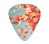 Púas de guitarra Flying Petals en tamaños finos, medianos y gruesos, juego de 12 piezas, adecuadas para guitarra eléctrica y varios instrumentos