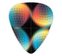 Púas de guitarra Formas de onda Púas de guitarra 12 piezas Púas de ukelele que incluyen 0,46 mm 0,71 mm 0,96 mm