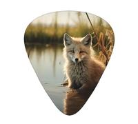 Púas de guitarra Fox in the Water en tres grosores diferentes, adecuadas para guitarras eléctricas y guitarristas de banda