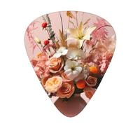 Púas de guitarra Fresh Bouquet en tamaños finos, medianos y gruesos, juego de 12 piezas, adecuadas para guitarra eléctrica y varios instrumentos