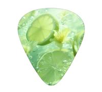 Púas de guitarra Fresh Lime en tres grosores diferentes, adecuadas para guitarras eléctricas y guitarristas de banda
