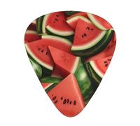 Púas de guitarra Fresh Watermelons en tamaños finos, medianos y gruesos, juego de 12 piezas, adecuadas para guitarra eléctrica y varios instrumentos