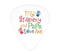 Púas de guitarra Grammy And Papa Love Me, paquete de 12