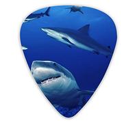Púas de guitarra Great White Sharks en grupos Premium Picks Sampler Unique Guitar Gift (12 unidades)