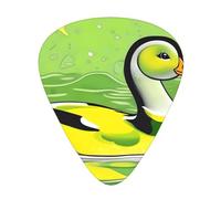 Púas de guitarra Green Duck en tamaños finos, medianos y gruesos, juego de 12 piezas, adecuadas para guitarra eléctrica y varios instrumentos