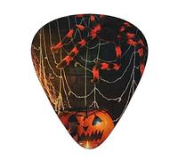 Púas de guitarra Happy Halloween Party Impreso Ukelele Bajo Guitarras acústicas eléctricas Delgadas Medianas Pesadas Paquete de 12 (0,46/0,71/0,96 mm)