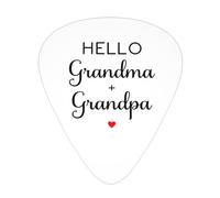 Púas de guitarra Hello Grandma And Grandpa para bajo, paquete de 12