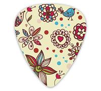 Púas de guitarra Hermosas texturas Púas de ukelele de 12 piezas que incluyen 0,46 mm 0,71 mm 0,96 mm