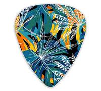 Púas de guitarra Hojas exóticas Indonesia Jungle Nature Banana Premium Picks Sampler 12 paquetes - Variedad de púas de guitarra Púas