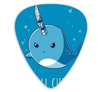 Púas de guitarra I Will Cut You Premium Púas de bajo para guitarra eléctrica y bajo con tres tamaños (paquete de 12)