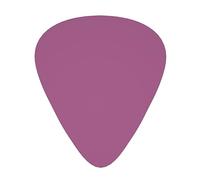 Púas de guitarra impresas de color rojo uva sólido para guitarristas acústicos, eléctricos y de banda, 12 piezas en 3 grosores diferentes