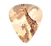 Púas de guitarra jirafa madre e hijo, hechas de material ABS, adecuadas para guitarras acústicas, guitarras eléctricas, etc.
