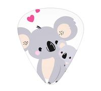 Púas de guitarra "Loving Mother Koala" (12 unidades) Incluye calibres finos, medianos y pesados