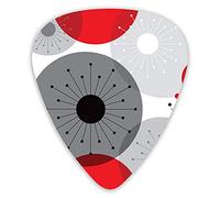 Púas de guitarra Mid Century Modern 1950s Style Vintage Retro Atomic Premium Picks Sampler 12 paquetes - Variedad de púas de guitarra Púas