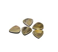 Púas de guitarra multifuncionales brillantes que ofrecen una textura de resina flexible y antideslizante, adecuadas para tocar púas de guitarra profesionales para solos rápidos