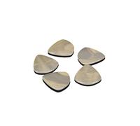 Púas de guitarra multifuncionales brillantes que ofrecen una textura de resina flexible y antideslizante, adecuadas para tocar púas de guitarra profesionales para solos rápidos