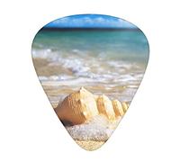 Púas de guitarra Ocean Seashell Ukelele Bajo Guitarras acústicas eléctricas Delgadas Medianas Pesadas Paquete de 12 (0,46/0,71/0,96 mm)